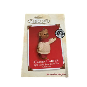 Hallmark Ornament - Snow Cub Club Collection - Calvin Carver - 5th in Series